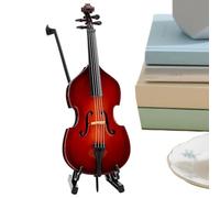 Violoncello in Miniatura,Statuette in Legno di Strumenti Musicali in Miniatura | Modello di Strumento Musicale in,per Soggiorno Camera da Studio Cameretta Scrivia Vetrina