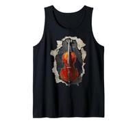 Violoncello Strumento Musicale Arte Grafica Violoncello Canotta