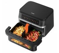 VIOMI 11L Vortex Pro Flex Friggitrice ad Aria, Separatore, 2800W, 8-in-1 | Design Flex: Separatore per 1 Zona XL o 2 Camere, Vista Cestello, Cottura Sincro, Cassetto Lavastoviglie, Garanzia 2 Anni