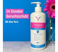 Vionell Lozione intima da donna, blocco di odori, per l'igiene intima quotidiana, rinfrescante, con aloe vera, protezione dagli odori, fino a 24 ore, 500 ml