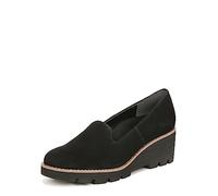 Vionic Aster Willa - Mocassini da donna con zeppa, di supporto per dolore al tallone, fascite plantare con soletta plantare, supporto per arco plantare, vestibilità media, colore nero, taglia 42, Nero