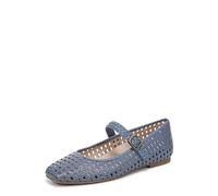 Vionic Ballerine Mary Jane in Tessuto Alameda da Donna, Pelle Blu Pacifico, 3 UK Wide