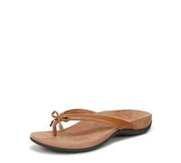 Vionic Bella, Sandali Bassi Donna, Light Brown Leather, 37 EU Larga