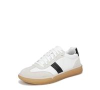 Vionic City Walk, Scarpe da Ginnastica Donna, Pelle Bianco/Nera, 39 EU Larga
