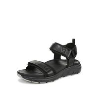 Vionic Men's Walk Max Wanderer Sport Sandal, Black Nappa, 43.5 EU