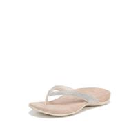 Vionic Rest Dillon Toe Post Walking Sandali da donna - Infradito da donna con supporto plantare nascosto, Strass color crema, 36.5 EU