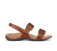 Vionic Sandali a fasce in pelle, soletta con supporto ortotico