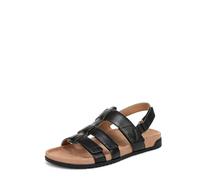 Vionic Sandali bassi Eureka Donna, Pelle nera, 38.5 EU