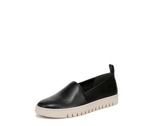 Vionic Uptown A-Line, Mocassino Donna, Pelle Nera, 36 EU Larga