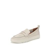 Vionic Uptown Mocassini da donna, Pelle Crema, 38.5 EU Larga