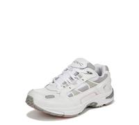 Vionic Walk Walker Women's Trainers Lace Up Supportive Walking Shoes That Includes Three-Zone Comfort for Heel Pain and Plantar Fasciitis with Orthotic Insole Arch Support Wide Fit, Pink Leather, 38.5