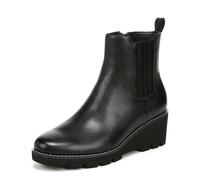 Vionic Women's Ankle Boots Aria Shoes with Arch Support UK, Pelle nera, 4 UK Wide