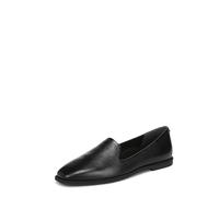 Vionic Women's Willa 2.0 Loafer, Black Tumbled Leather, 8 UK Wide