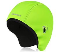 Viosmut Berretto Sottocasco Bici Invernale con Fori per Occhiali, Pile Invernali Termico Antivento Running Skull cap Copricapo Berretto da Casco da Ciclismo, Fodera Casco per Uomo e Donne per Sci Moto