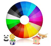 Viosmut Filamenti Penna 3D PCL, Ricariche Penna 3D Colorate 1,75 mm, 5 m Ciascuno-20 Colori Penna 3D per Bambini e Adulti, Penna 3D Ricarica per ODRVM, Tecboss, Lovebay e Penna Stampante 3D