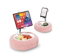 Viozon Supporto per Kindle, supporto per tablet, compatibile con tablet/telefono da 4-11 pollici con ciotola per snack, regolabile, pieghevole, accessori Kindle, idea per leggere a letto e guardare