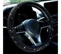 VIP COPRIVOLANTE UNIVERSALE CON BRILLANTINI NERO 37-39CM AUTO CITROEN C1 C2 C3