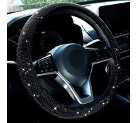 VIP COPRIVOLANTE UNIVERSALE CON BRILLANTINI NERO 37-39CM AUTO OPEL CROSSLAND