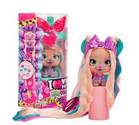 VIP PETS Bow Power Kim S6 | Bambola piccola cagna da collezione con un look urbano e capelli lunghi da pettinare o decorare - Giocattolo regalo per ragazze +3 anni