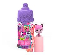 VIP PETS Mini Fans Bow Power S5 | Bambola cane da collezione con un look urbano e capelli lunghi da 20 cm per pettinare o decorare, giocattolo regalo per ragazze +3 anni