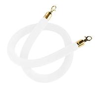 VIP Stanchion Rope/Queue Divider Barrier Rope,Twisted Barrier Rope for Crowd Control, for Movie Theaters Grand Openings Restaurants Hotels(White,2m/6.6ft/79inch)