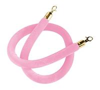 VIP Stanchion Rope/Queue Divider Barrier Rope,Twisted Barrier Rope for Crowd Control, for Movie Theaters Grand Openings Restaurants Hotels(Pink,3m/9.8ft/118inch)