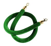 VIP Stanchion Rope/Queue Divider Barrier Rope,Twisted Barrier Rope for Crowd Control, for Movie Theaters Grand Openings Restaurants Hotels(Green,2.5m/8.2ft/98.4inch)
