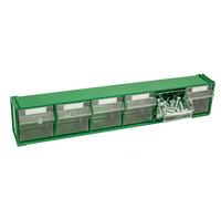Vipa CASSETTIERA COMPONIBILE FOX 102 VERDE 6 cassetti mm. 600x94x112 h