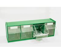 Vipa CASSETTIERA COMPONIBILE FOX 104 VERDE 4 cassetti mm. 600x177x206 h