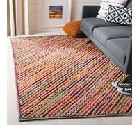 Vipanth Exports - Tappeto ecologico in iuta e misto cotone, tessuto a mano, stile boho, sostenibile ed elegante, ideale per soggiorno, camera da letto, ingresso (90 x 300 cm)