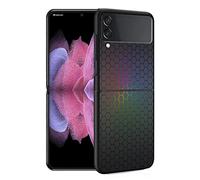 VIPAVA Custodia per cellulare in fibra di carbonio nera per Samsung Galaxy Z Flip 3 5G Flip 4 5 ZFlip3 ZFlip zflip Flip4 ZFlip4 Cover rigida per PC, ZF,BKB02, per Samsung Z Flip3 5G