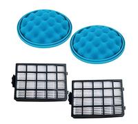 VIPBT 1PC H13 Dust Filtro Hepa Amp 1PC Filtro in spugna compatibile con Samsung SC21F50 SC15F50 SC18F50 SC50VA VC-F700G VU7000 Parti for aspirapolvere (Color : HXL6137-2Pcs)