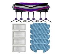 VIPBT Rullo Spazzola Laterale Morbida Filtro Mop Compatibile Con Midea VCR07 VCR08 MR09 Samsung VR05R5050WK Robot Aspirapolvere Parti Kit Di Ricambio (Color : Set 4)