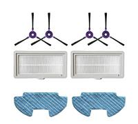 VIPBT Rullo Spazzola Laterale Morbida Filtro Mop Compatibile Con Midea VCR07 VCR08 MR09 Samsung VR05R5050WK Robot Aspirapolvere Parti Kit Di Ricambio (Color : Set 1)
