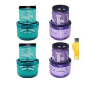 VIPBT Unità filtro HEPA Parti di ricambio compatibili con Dyson V11 V15 Sv14 Cyclone Absolute Cordless Aspirapolvere Accessori di ricambio 970013-02 (Color : 4Pcs PurpleGreen)
