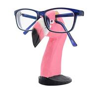 VIPbuy Porta Occhiali in Legno a Forma di Animale Supporto per Occhiali da Sole per casa Ufficio Uomo Donna Bambini Regalo (Fenicottero)