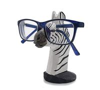 VIPbuy Porta Occhiali in Legno a Forma di Animale Supporto per Occhiali da Sole per casa Ufficio Uomo Donna Bambini Regalo (Zebra)