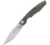Viper BELONE Satin M390, titanio Dark Green Matter Carbon Fiber V5970TIFCV