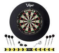 Viper by GLD Products Dead On Sisal Bersaglio Due Set Freccette Starter Line, Viper Defender, Nero