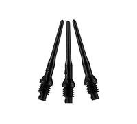 Viper Dart Accessory: Tufflex II Filettatura 2BA Soft Tip Dart Points (100 e 500 Pezzi), Unisex, Black