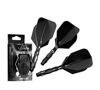 Viper Diamond Core - Freccette con Sistema Integrato di Alette e aste, Accessorio di precisione con polimeri Resistenti per Prestazioni migliorate, Set da 3, Albero Intermedio, Alette Standard n. 6