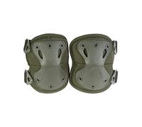 Viper, ginocchiere tattiche resistenti, cuscinetti con guscio a X militare, per softair, combattimento (colore verde)