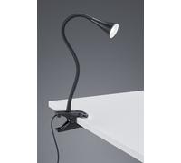 VIPER LAMPADA DA STUDIO LED 3W 400lm, 3000K FLESSIBILE CON PINZA NERA H. 35CM
