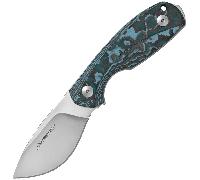 Viper LILLE1 Drop Point Satin Elmax, Fibra di Carbonio Arctic Storm, Kydex VT4022FCA