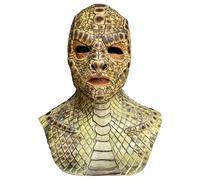 Viper, maschera horror in lattice per cosplay, prodotto per Halloween, serpente, mostro, serpente, dio, serpente, spirito, horror, maschera horror, copricapo per Halloween, carnevale, feste in costume