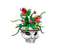 Viper - Set di micro blocchi con teschio di vite carnivora | Viti a viticcio curvo, bocche aperte, fuga tattile calmante, decorazione artistica scura, regalo per adulti