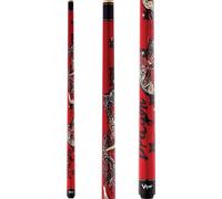 Viper Underground 147,3 cm Pezzi Biliardo/Stecca da Biliardo, Dragon, 50-0659-19, Red, 19-Ounce