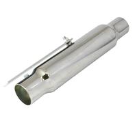 VIPER Universale Silenziatore - 12 " Corto Con Supporto - Cromo