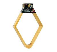 Viper Wood 9 Ball Billiard Rack, Scaffale per 9 Palle da Biliardo in Legno Unisex, Quercia