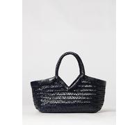 VIPERA Borsa tote Monet in pelle intrecciata con pochette estraibile OS Blue